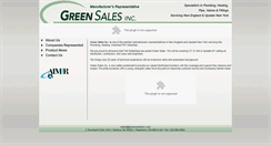 Desktop Screenshot of greensalesinc.com